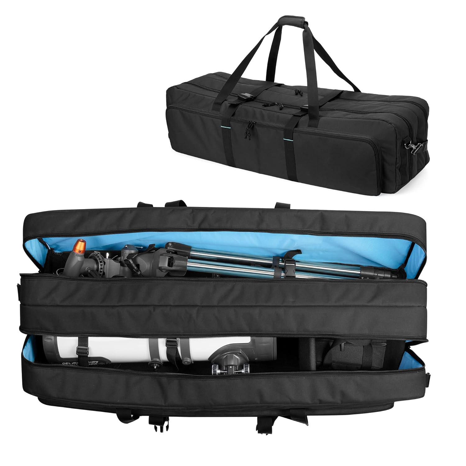 Telescope Case, Double-Layer Telescope Bag For Astronomical Telescope Storage, 40.8" Padded Teles